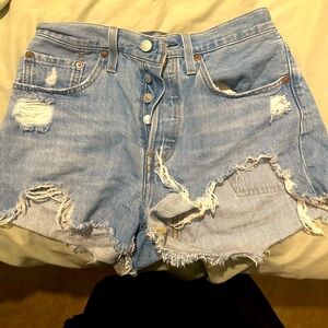 Levi blue Jean shorts